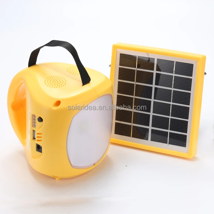 Cheap chinese mini powerful camping with usb mobile phone charger port and radio solar energy powered lantern