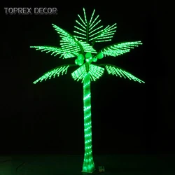 IP65 Waterproof Outdoor Landscape LED Decorative Lighting Artificial Coconut Tree Lights