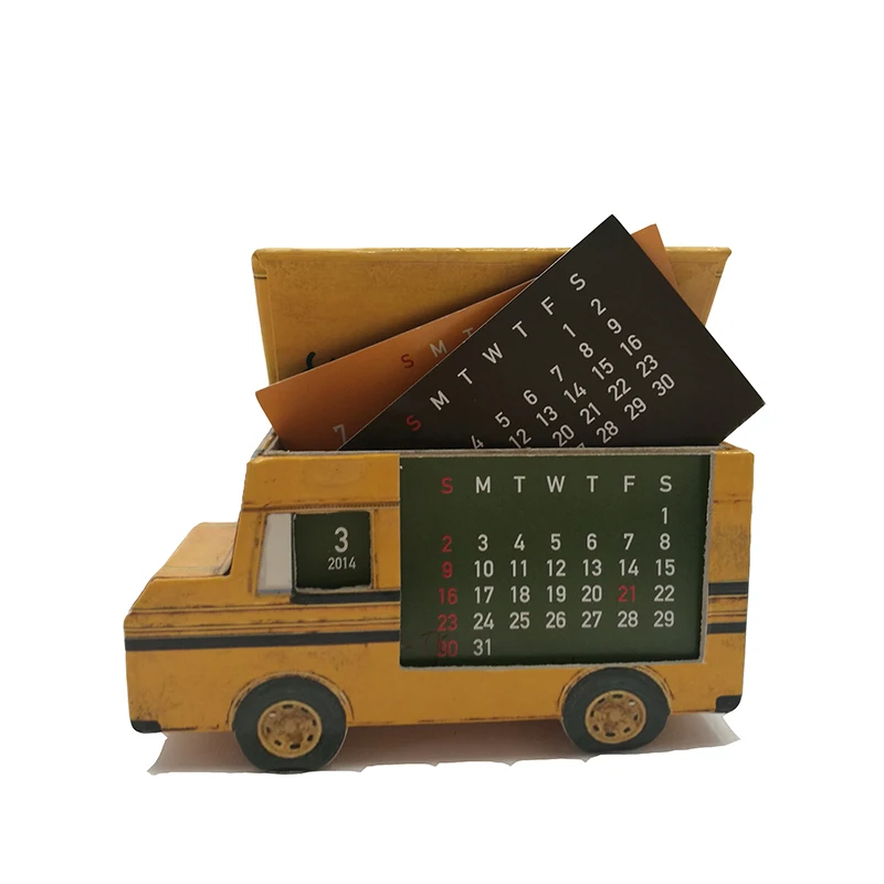 Customization Styling Creative Cute Desk Calendar Car Model Styling Calendar