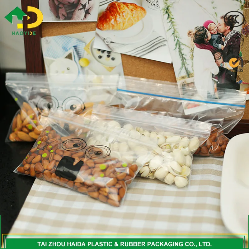 Factory Price Reusable Food Storage Frosted Ziplock Bag