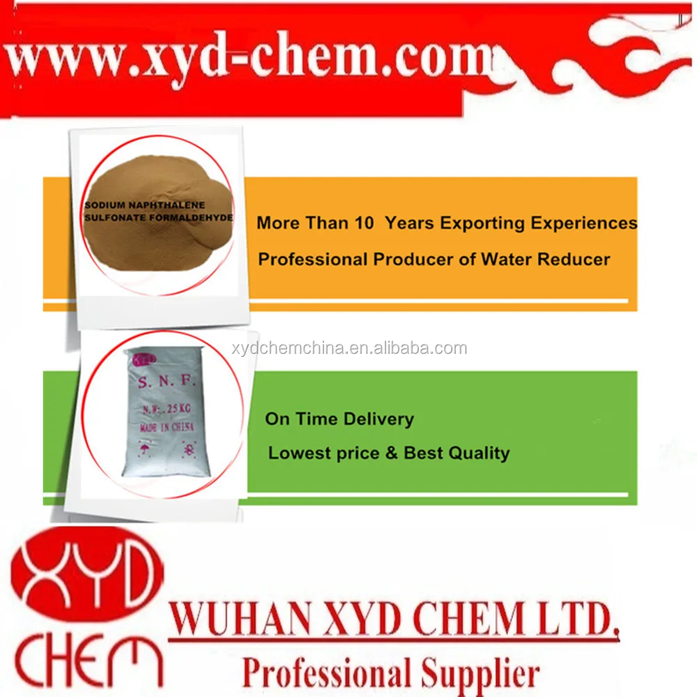 93% Solid Content NO CAS 36290-04-7 Naphthalene Based Superplasticizer 5% 10% 18%