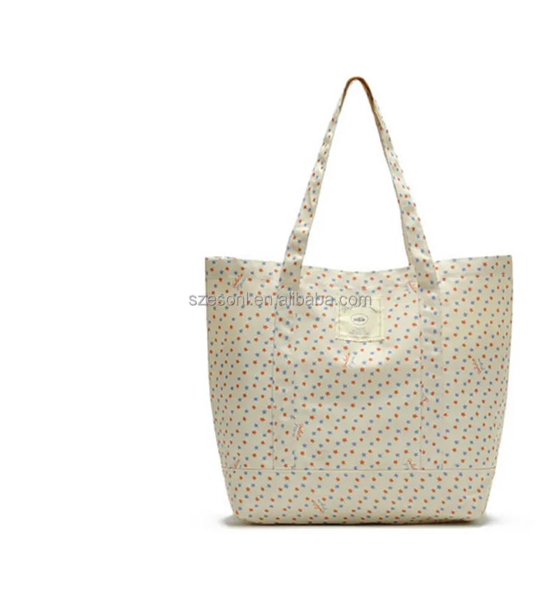 
China Products Manufacturers Printing Polyester Shopping Bag Custom Logo Fabric 