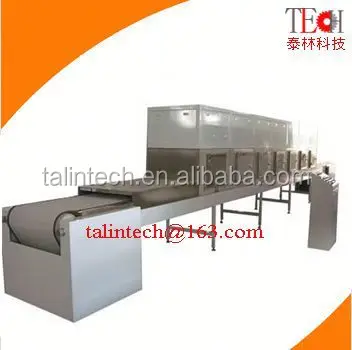 Microwave continuous tunnel type microwave pulp egg tray tunnel dryer