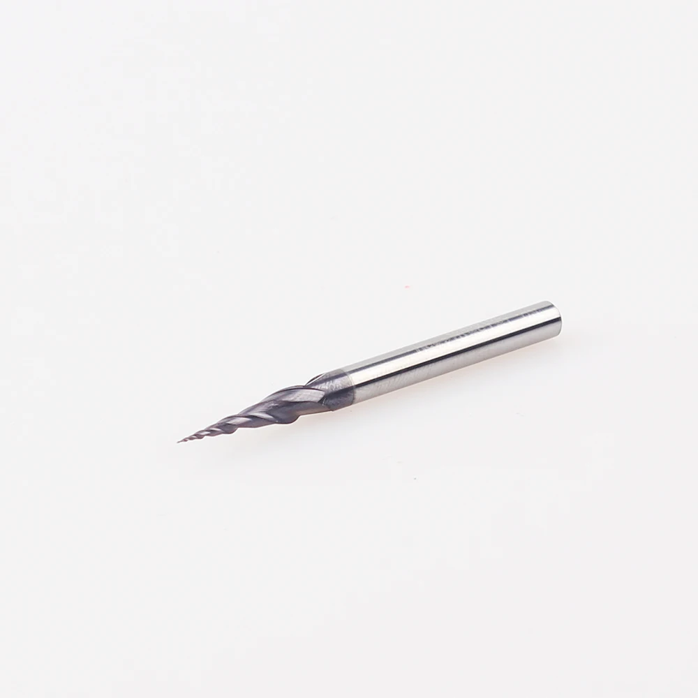 tungsten carbide taper neck end mill with ball nose