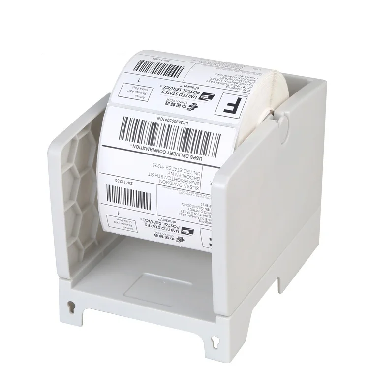 External barcode label roll holder sticker hanger printer accessories for label printers