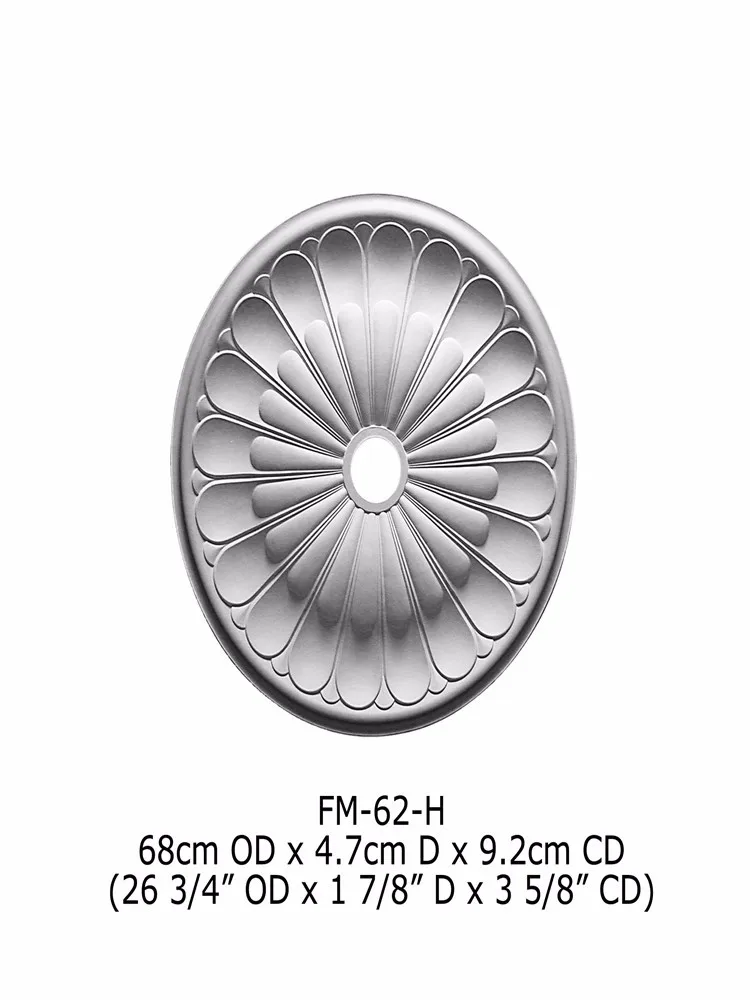 Polyurethane High Quality beautiful PU decorative High Quality Good price beautiful PU decorative Flower Roses ceiling medallion