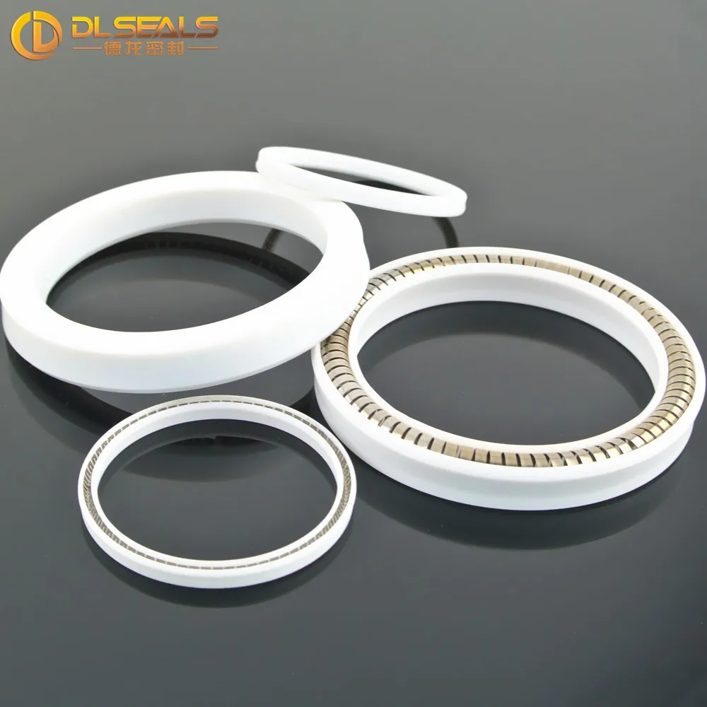 DLSEALS Good resistance 55*46*3.53 V-spring spring energized PTFE seals