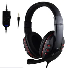 Hot Selling 3.5mm Gamer Over-ear Game Gaming Headphone Headset Earphone Headband with Mic Stereo Bass for ps4