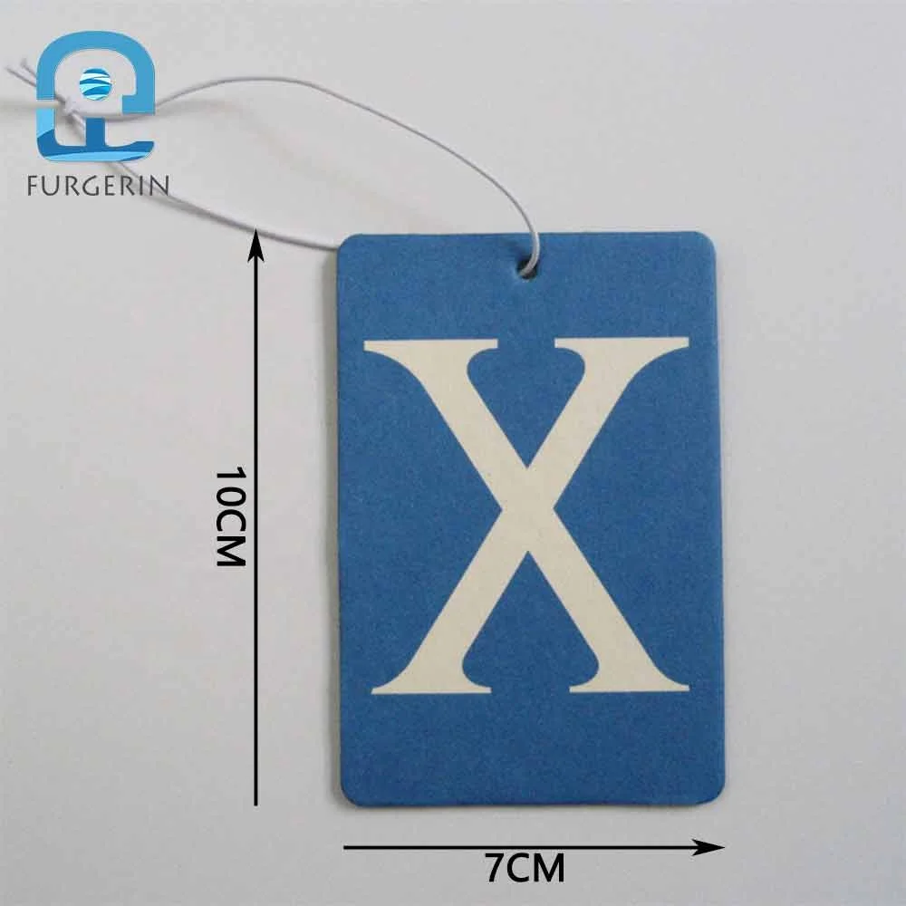 Долговечный высококачественный бумажный картонный освежитель воздуха ароматный подвесной автомобильный для