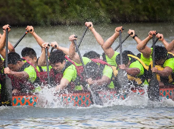 
5 / 12 /22 person fiberglass Dragon Boat 