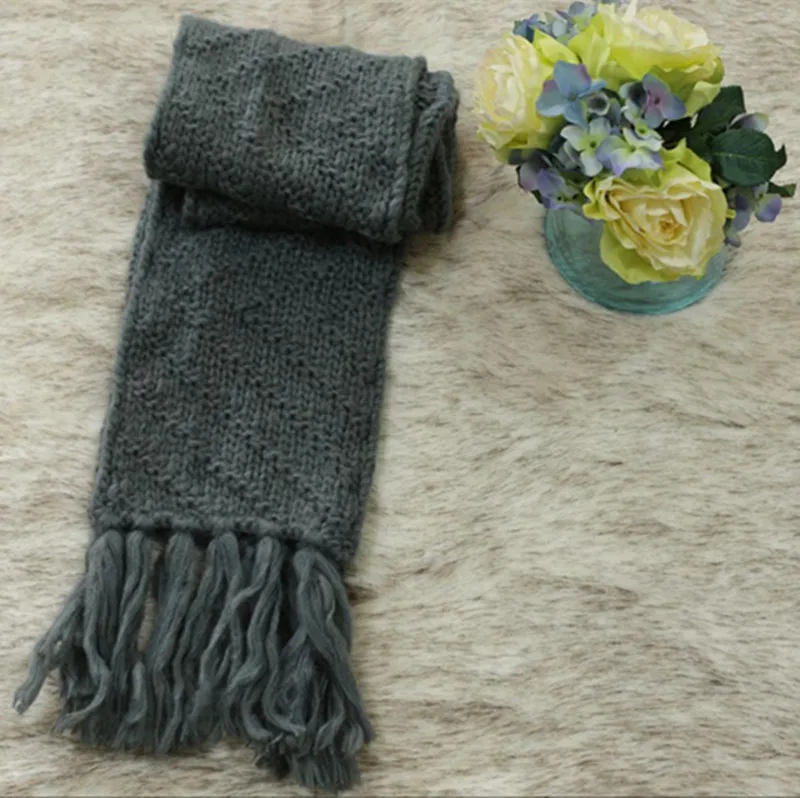 Fashion Women mohair Winter Wear Warm Thick Knitted Scarf