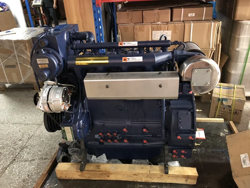 Water cooling 75KW 4 cylinders in line WP4 WP4C WP4C102 WP4C102-21 Weichai marine engine