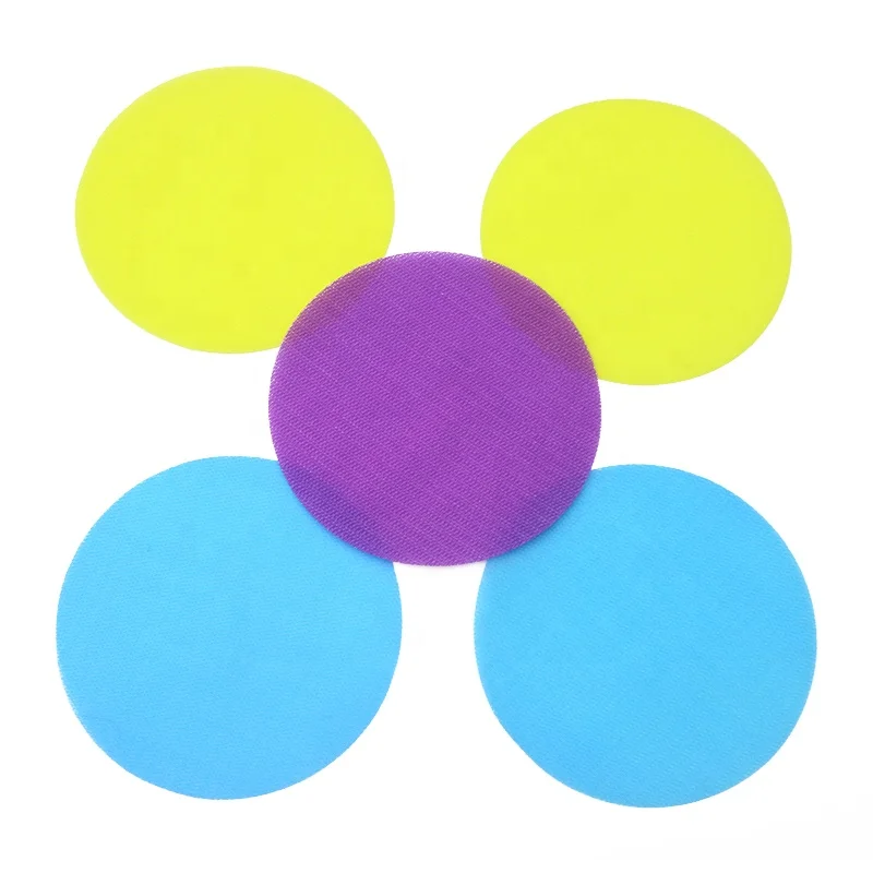 Spot Markers Carpet Markers Sitting Spots Hook and Loop Spot Marker for Kindergarten and Classroom Preschool