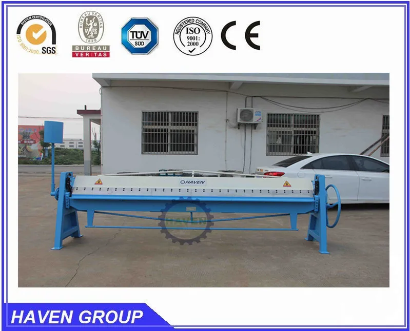 WH06-2.0x2540 hand folding machine manual bending machine easy type folding machine
