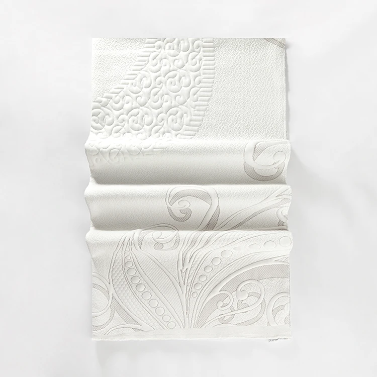 Knitted Polyester Spandex Fabric for Mattress Cover TS020 Ticking Fabric Stretch Jacquard Fabric Accept Custom Designs YARN DYED