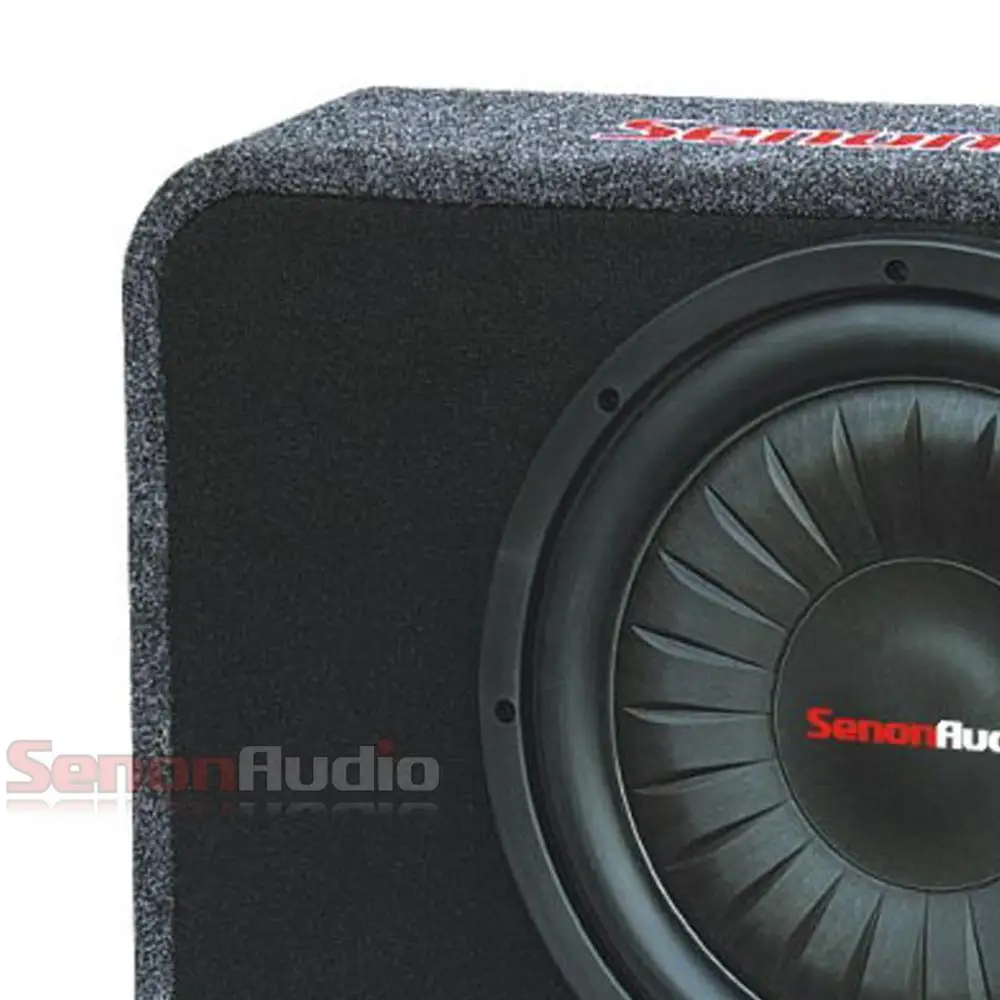 Best 12 inch Subwoofer Box Bandpass Subwoofer Enclosure Auto Subwoofer Box Covered with Durable Carpet