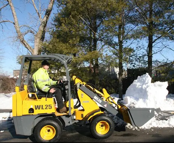 High effecency narrow small garden wheel loader WL25