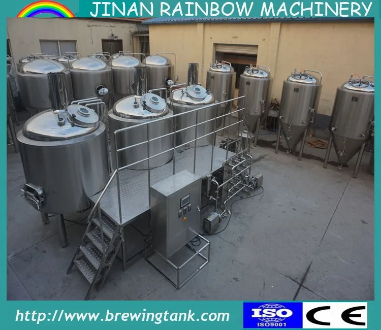 Микро-пивоварня для продажи,1000л пиво Пивоваренное оборудование