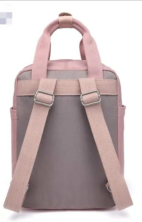 Custom korean cute nylon waterproof women backpack with logo