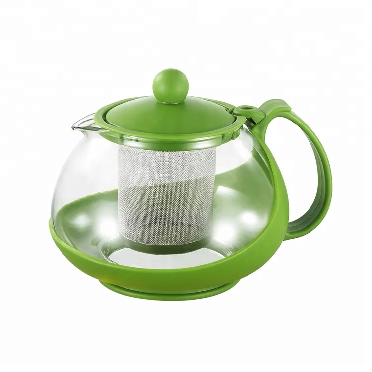  TCP-P005 Термостойкое стекло Pyrex кофейник с чайное ситечко из нержавеющей
