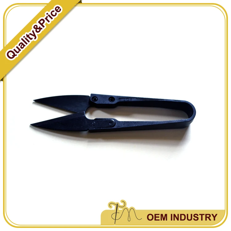 Black Garment Sewing Scissor Stainless Steel Cutter Thread Scissor Handle Tailor Scissor