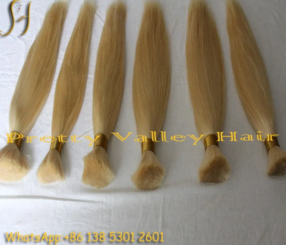 2017 hot selling blonde european hair