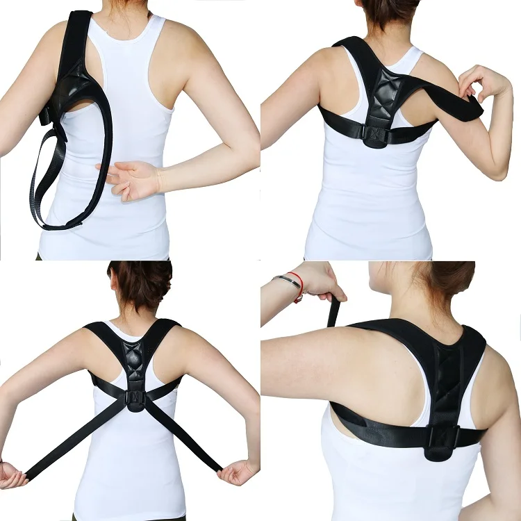 Adjustable Medical Clavicle Support Brace Back Posture Corrector Belt for Men Women