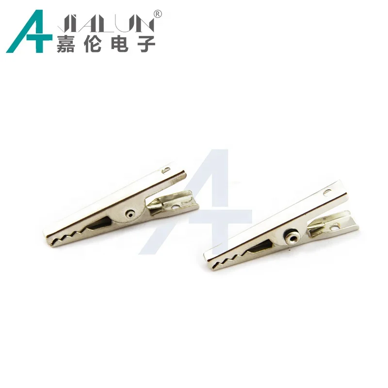 JIALUN free samples small alligator clip iron alligator clamps sizes for LED light fast shipping