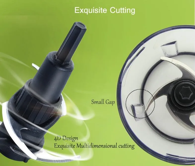 Home appliance salad double blade electric mini food chopper  mini meat grinder