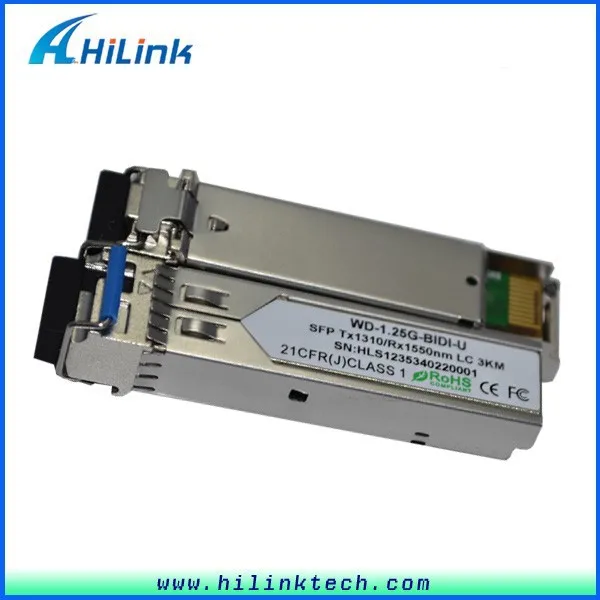 Fibre Channel трансиверов SFP биди модуль приемопередатчика SFP 3 км 1.25 г