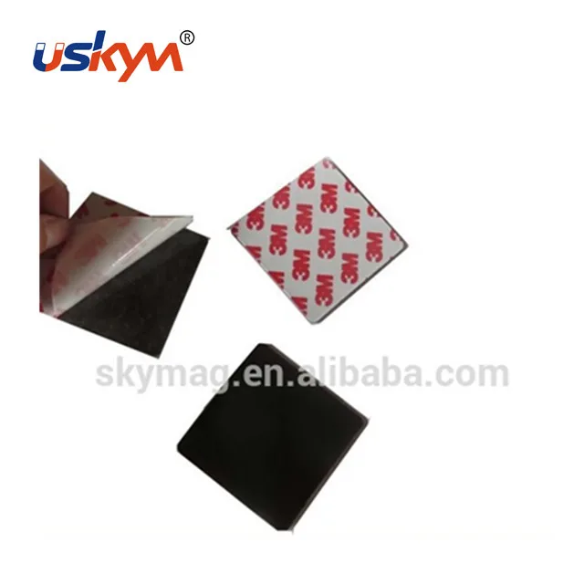 Rubber soft magnetic sheet with 3M adhesive