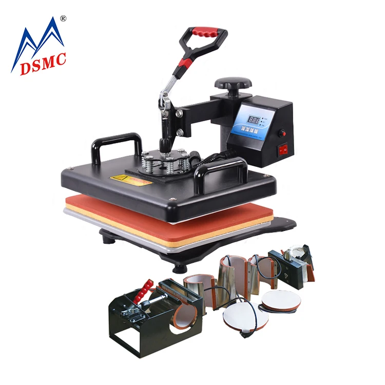 Hot 8 In 1 Heat Press Machine Mugs Hat T Shirts Printing Machine Sublimation