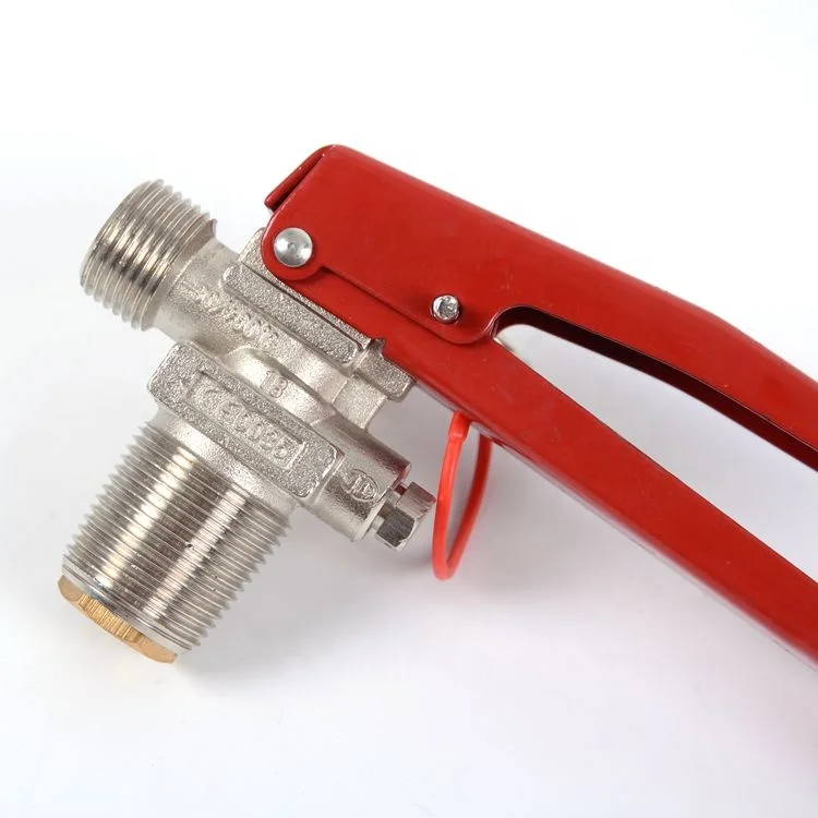 Fire equipment parts aluminum alloy automatic CO2 fire extinguisher valve wholesale