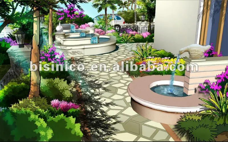 3D exterior design,3D landscape design,3D rendering,3D decorating design