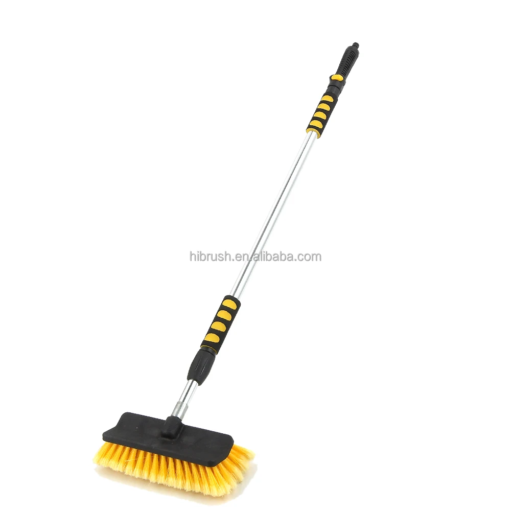 2m Telescopic Hose Water Fed Caravan Boat Car Van Bus Window Wash Brush Cleaner