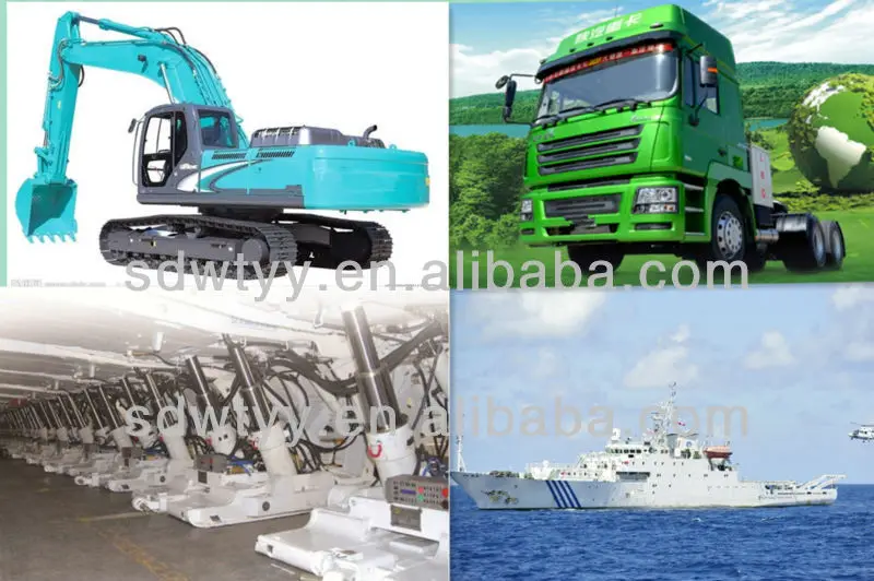 малых гидравлических исполнительного цилиндра, самосвал гидравлический подъемник, разъемы идут