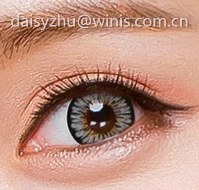 50 colors available yearly cheap cosmetic colored contacts Korea color contact lens wholesale