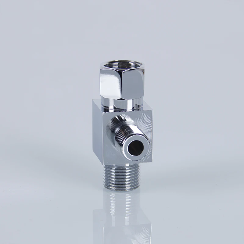 Flow control valve brass angle valve shower head