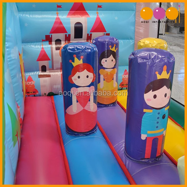 
Exciting children indoor gym equipment, Inflatable bouncer slide combos 