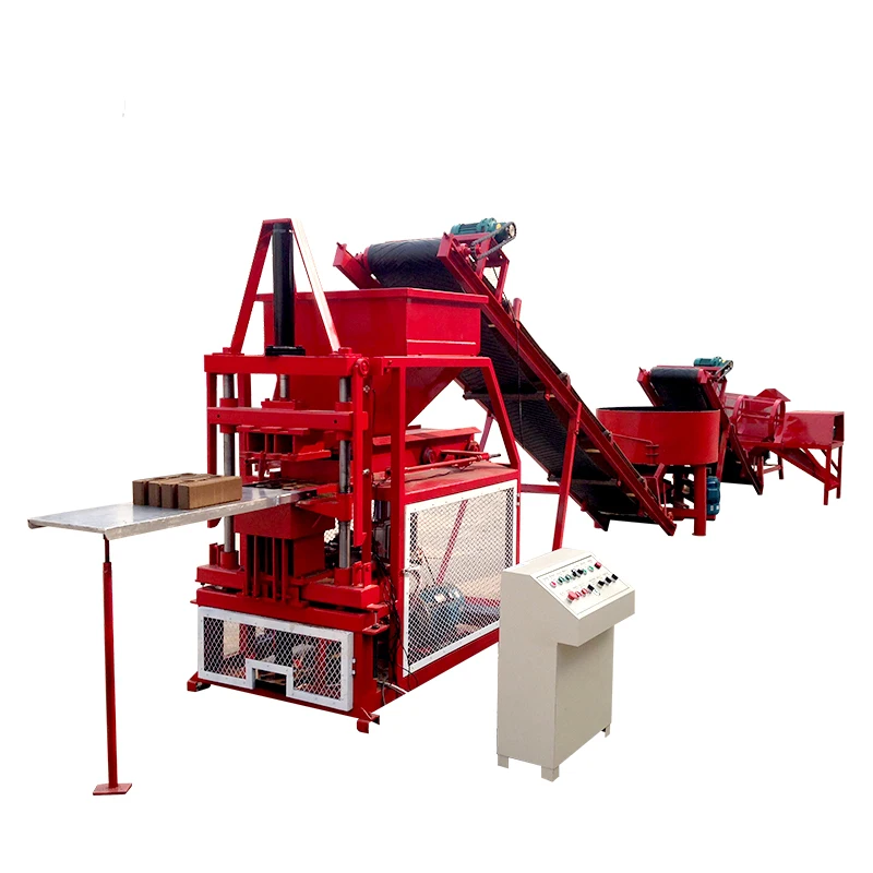 HBY2-10 automatic clay interlock brick making machine price soil cement block machine in uk