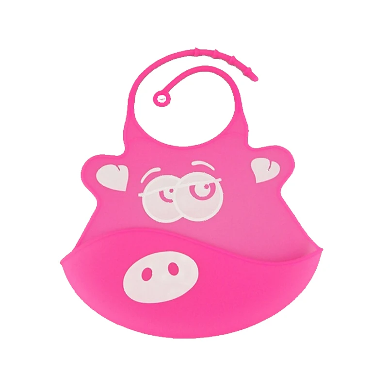 Baby Bibs, Novelty Creature Baby Girls Boys Silica Clasp Bibs