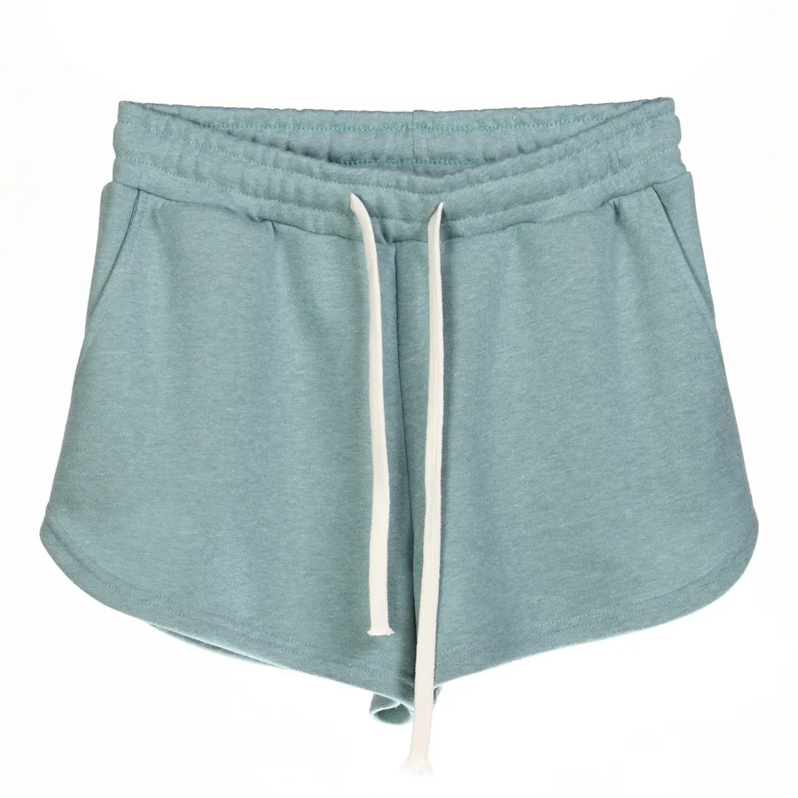 Custom logo blank plain gym women fitness girls sports shorts