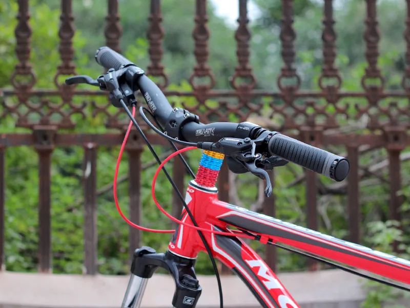 Ручки руля велосипеда резиновая рукоятка покрыта нескользким материалом рукав MTB Велоспорт дорожный велосипед Ручка