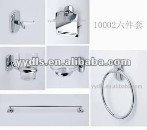 
zinc alloy wall-mounted bathroom aessories set wholsale chinese suppliers 