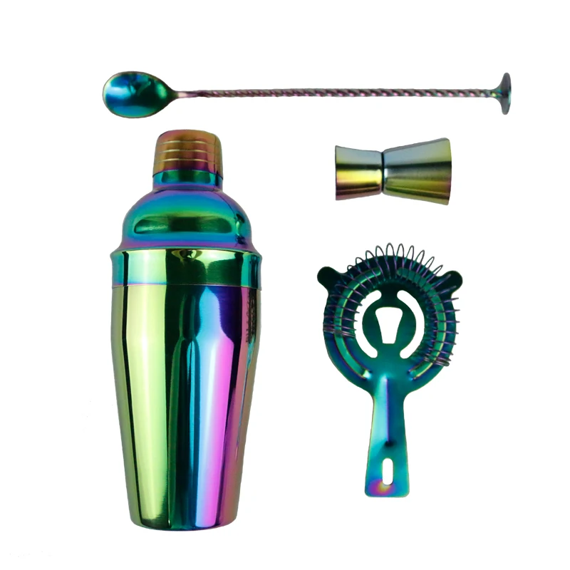
Amazon Top Seller 2020 Bartender Kit Stainless Steel Shaker Bar Set 
