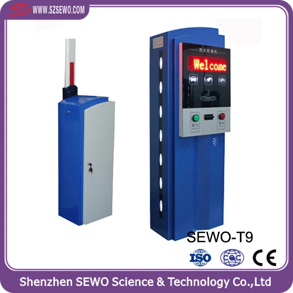 SEWO Barcode Ticket Dispenser Machine for Central Payment Smart Car Parking Management System