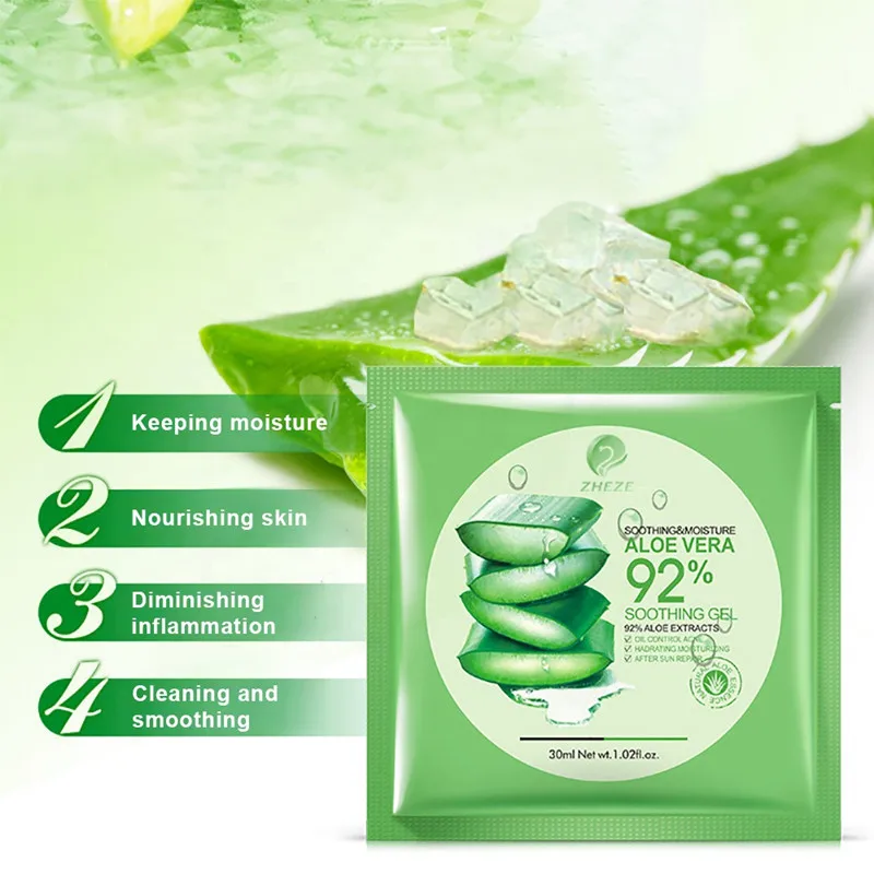 Popular Korean facial mask organic aloe gel facial mask whitening and hydrating