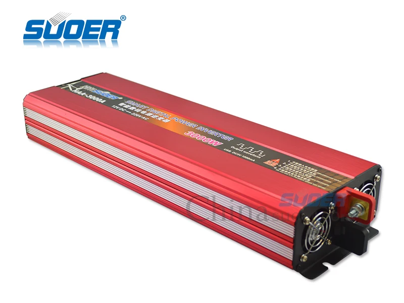 Suoer 3000watt 12volt dc to 220v ac offgrid modified sine wave inverters power inverter