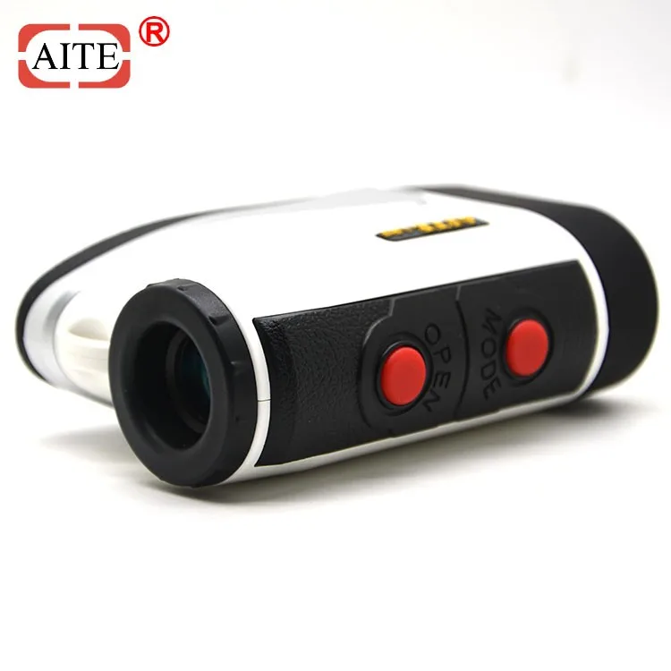 White Golf Laser Pinseeker and slope function range finder 600m