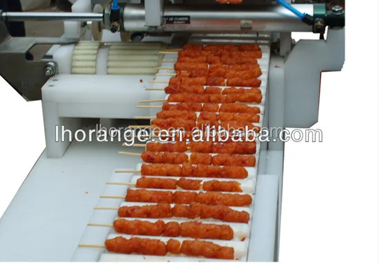 Automatic meat skewer machine/ kebab skewer machine with best price